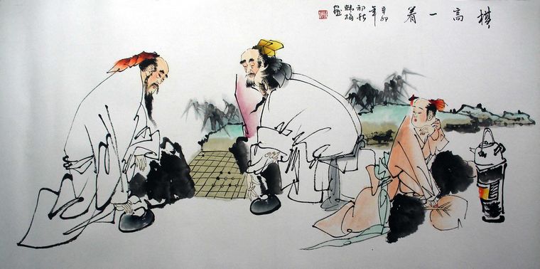 三尺寫意人物畫